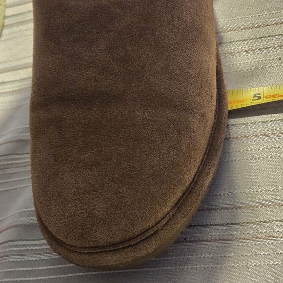 BearPaw Boshie Boots Brown Suede Knit Detail Light Hickory Women's size 8 - Picture 11 of 11